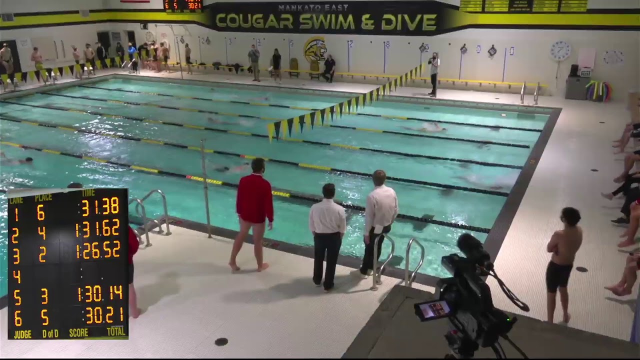 Mankato East MENS SWIMMING/DIVING FIRST COMPETITION YouTube