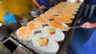 King Of Dosa Making । Most Popular Street Food Of Hyderabad । Street Food