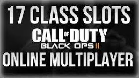 Call of Duty Black ops 2| Plutonium T6 |  Unlimted Class Slots