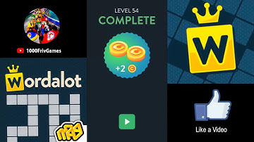 Wordalot Level 51, 52, 53, 54, 55, 56, 57, 58, 59 and 60