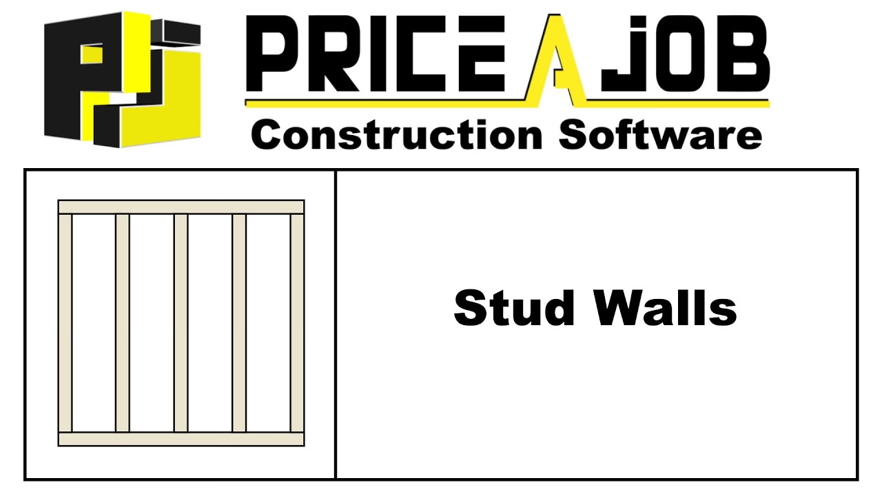 Estimating Projects Stud Walls Price A Job YouTube