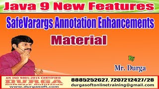 Download Java 9 New Features: SafeVarargs Annotation Enhancements Material