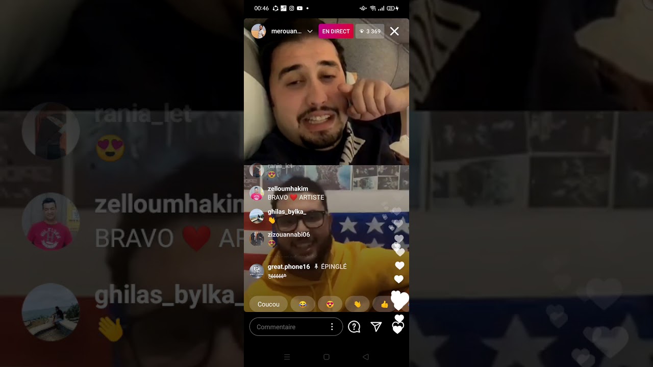 live marouen guerouabi 😂😂😂😂 le 30/12/2020 شاهد قبل الحذف