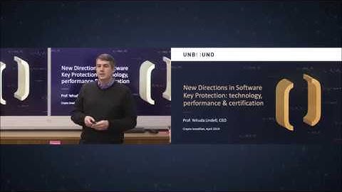 New Directions in Software Key Protection (Prof. Yehuda Lindell, Crypto Breakfast, 2019)