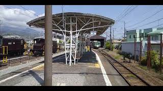 8000形JATOCO号岳南富士岡駅を発車