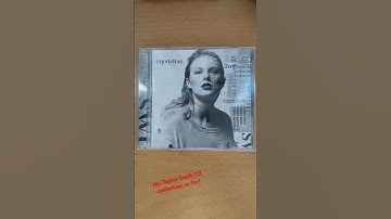 My Taylor Swift CD collection so far! #taylorswift #cds #era #collection #music #fun #swifties