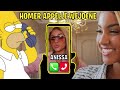 Homer appelle wejdene au tlphone