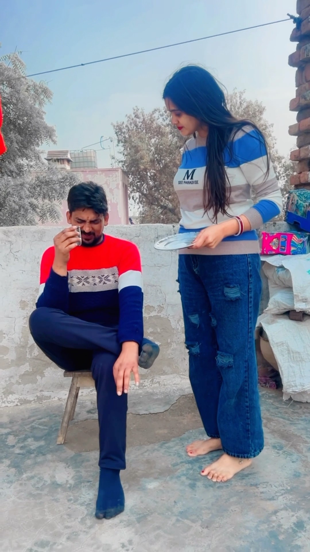चाय कैसी है बताना जरा ?#meenu #trending #shorts