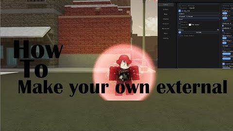How to make Your paste/make roblox external!