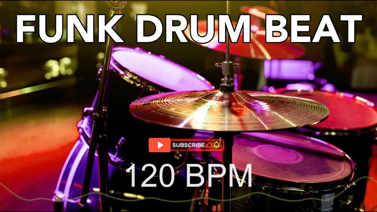 Funk Drum Beat 120 bpm #backingtrack