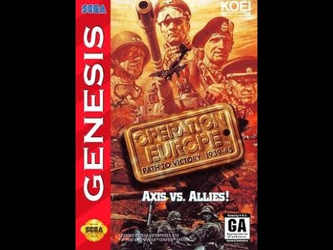 Видео: Operation Europe: Path to Victory KOEI 2 Серия Sega Genesis Прямая трансляция Енот Енотович