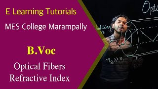 B.Voc│Optical Fibers - Refractive Index│E Learning Tutorials│MES Marampally