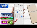 moto g37 power lock screen notification panel hide, moto g37 power notification bar off