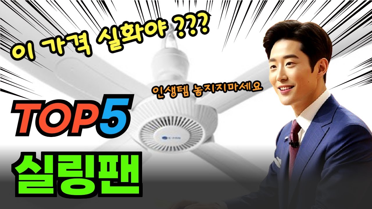 가격실화? 실링팬 BEST5! 순위 비교 및 분석
