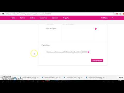 How to set up a party link & use the hostess portal