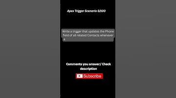Apex Trigger Scenario-5 | Salesforce Developer #salesforce #salesforcedeveloper #apextrigger #sfdev