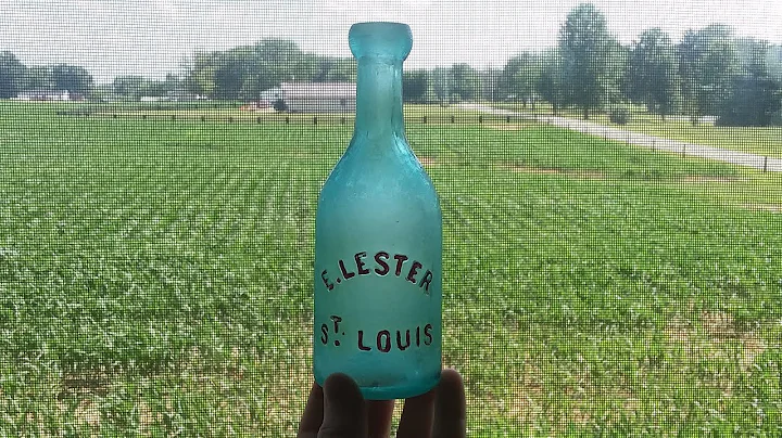 1860s civil war era E.Lester St.Louis pontil bottle review