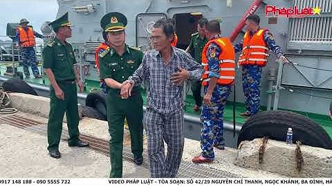 Bộ đội Biên phòng Bà Rịa - Vũng Tàu kịp thời tiếp nhận 10 ngư dân bị nạn trên biển Côn Đảo