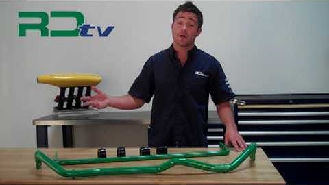 RDtv Anti Roll Bars (Sway Bars) - Technical Data Video - Racing Dynamics / RDSport