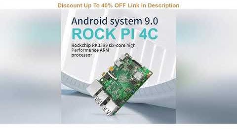 Video Review Rock Pi 4C RK3399 Single Board Computer LPDDR4 4GB with Bluetooth 5.0,Support Android