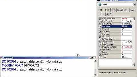 Learn Visual FoxPro @ garfieldhudson.com - Data Buffering (Lesson 17 of 30)