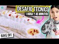 TRATE de COCINAR el DESAFIO TECNICO de BAKE OFF 2021: ARROLLADO CON 3 MERENGUES (PROGRAMA 2)