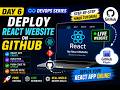Day 6 DevOps Deploy React Website github