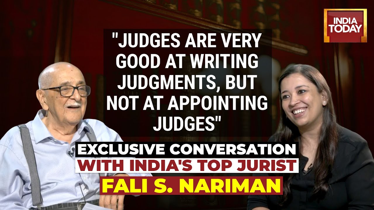 Fali S. Nariman EXCLUSIVE | 'Collegium System Of Appointing Judges ...