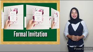 Formal Invitation | Teks Undangan Resmi Dalam Bahasa Inggris | Materi kelas 11