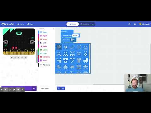 Micro:bit Scrolling Text from chromebook.