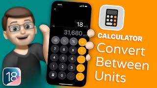Convert Currencies, Measurements and More in the Calculator App on iOS 18