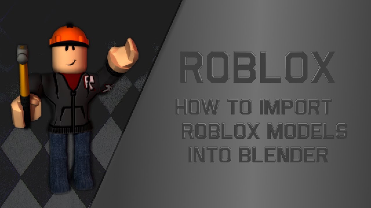 Import Roblox Models Into Blender Roblox Tutorial - roblox blender model