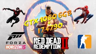 GTX 1060 6GB + I7 4790 TEST IN 6 GAMES 2024