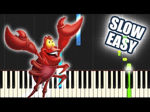 under-the-sea---the-little-mermaid-|-slow-easy-piano-tutorial-+-sheet-music-by-betacustic