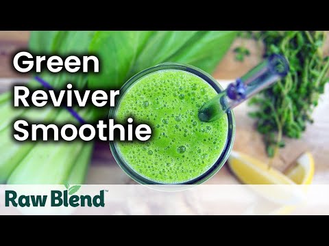 how-to-make-a-smoothie-(green-reviver-recipe)-in-a-vitamix-750-blender-by-raw-blend