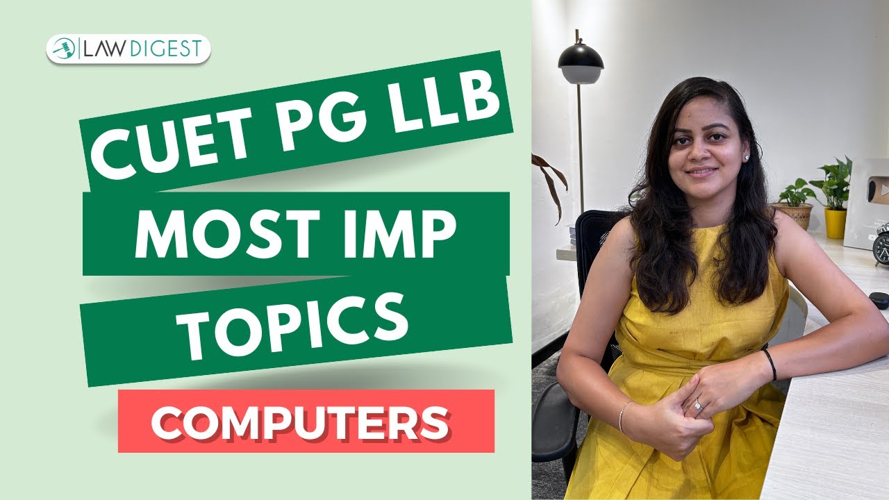 CUET PG LLB Important Topics for Computers | CUET PG LLB 2026 - YouTube