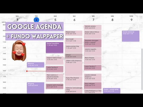 Vídeo: Como mudo a cor de fundo do meu Google Agenda?
