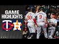 Twins vs astros game highlights 53124  mlb highlights