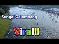 Viral!! Sungai Gelombang Wisata Baru Di Kampar