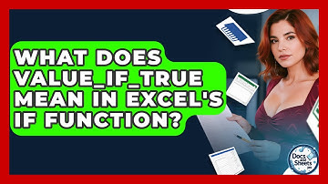 What Does Value_if_true Mean In Excel