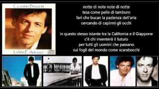 CLAUDIO BAGLIONI - Notte di note, note di notte chords