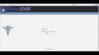 OpenEMR Tutorial Getting started with OpenEMR