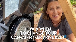 How and When to Change Your CanAm Ryker CVT Belt (stepbystep instructions)