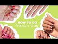 the guide to perfect french tips for beginners (from someone with a french tip obsession)