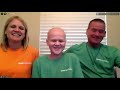 Dad dances to cheer son up during chemotherapy