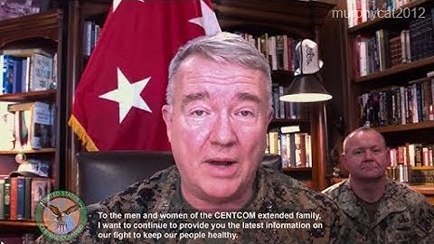 USCENTCOM COVID-19 update