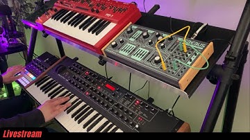 Making Dawless Synthwave Live with Novation Circuit Tracks | Behringer MS-1 | DSI Prophet 08