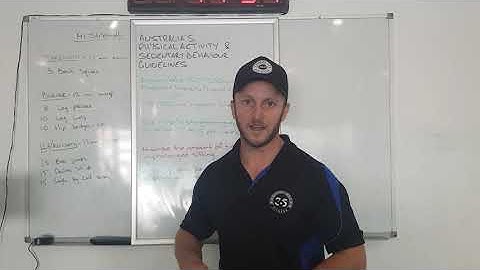 Physical Activity and Sedentary Behaviour Guidelines