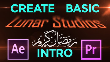 How To Create Basic Intro In After Effects/Premiere || Ramadan Mubarak