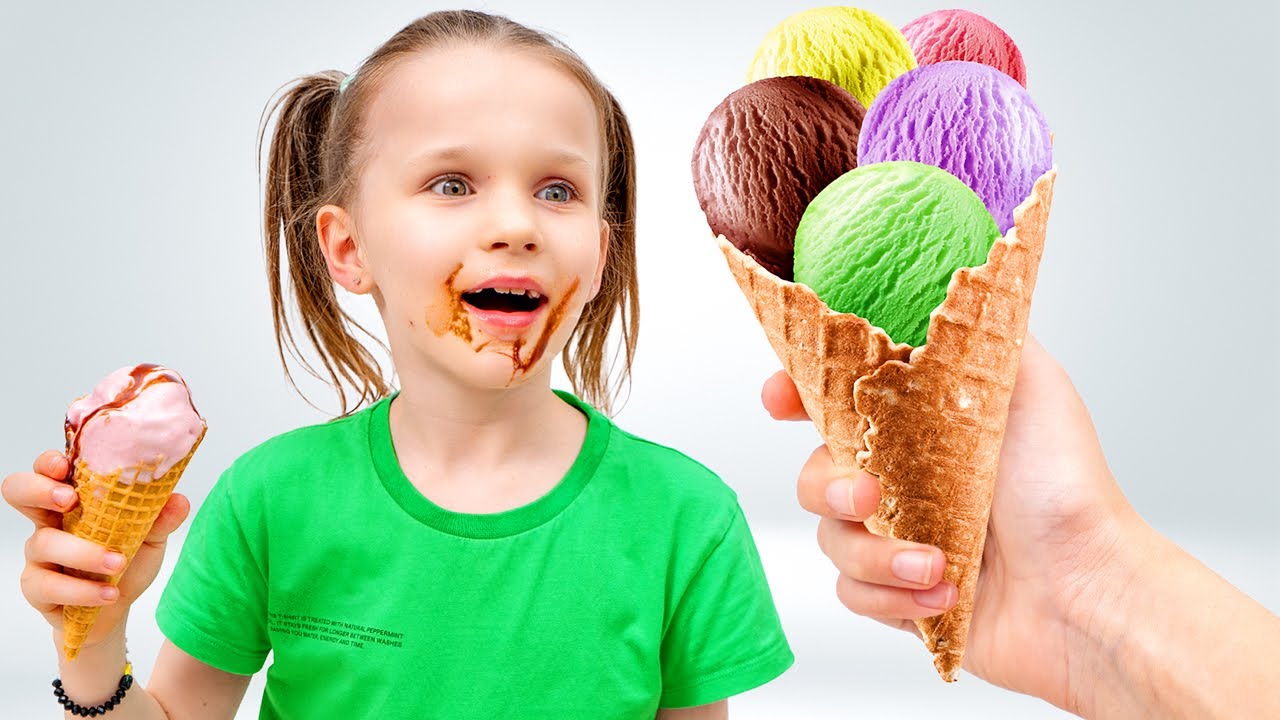 Stephi - ICE CREAM and fruits - YouTube